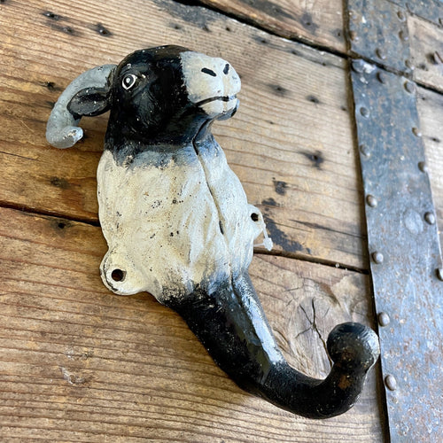 Goat Wall Hook - Cast Iron - Phoenix Menswear