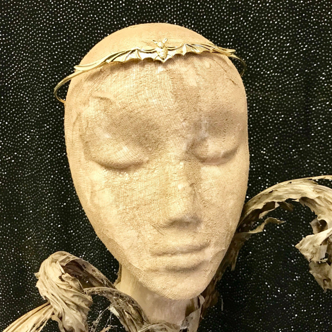 Gold Bat Tiara - Phoenix Menswear