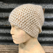 Load image into Gallery viewer, Handmade Beanie Hand Spun Cream Wool Unisex - OOAK - Phoenix Menswear