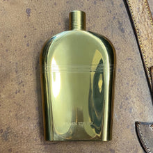 Load image into Gallery viewer, Hip Flask Brass Colour - Stainless Steel 9oz - Phoenix Menswear