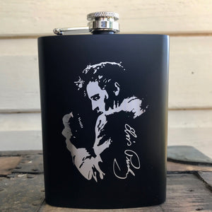 Hip Flask Elvis - Stainless Steel - 8oz - Phoenix Menswear