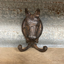 Load image into Gallery viewer, Horse Head - Cast Iron Double Wall Hook - Phoenix Menswear