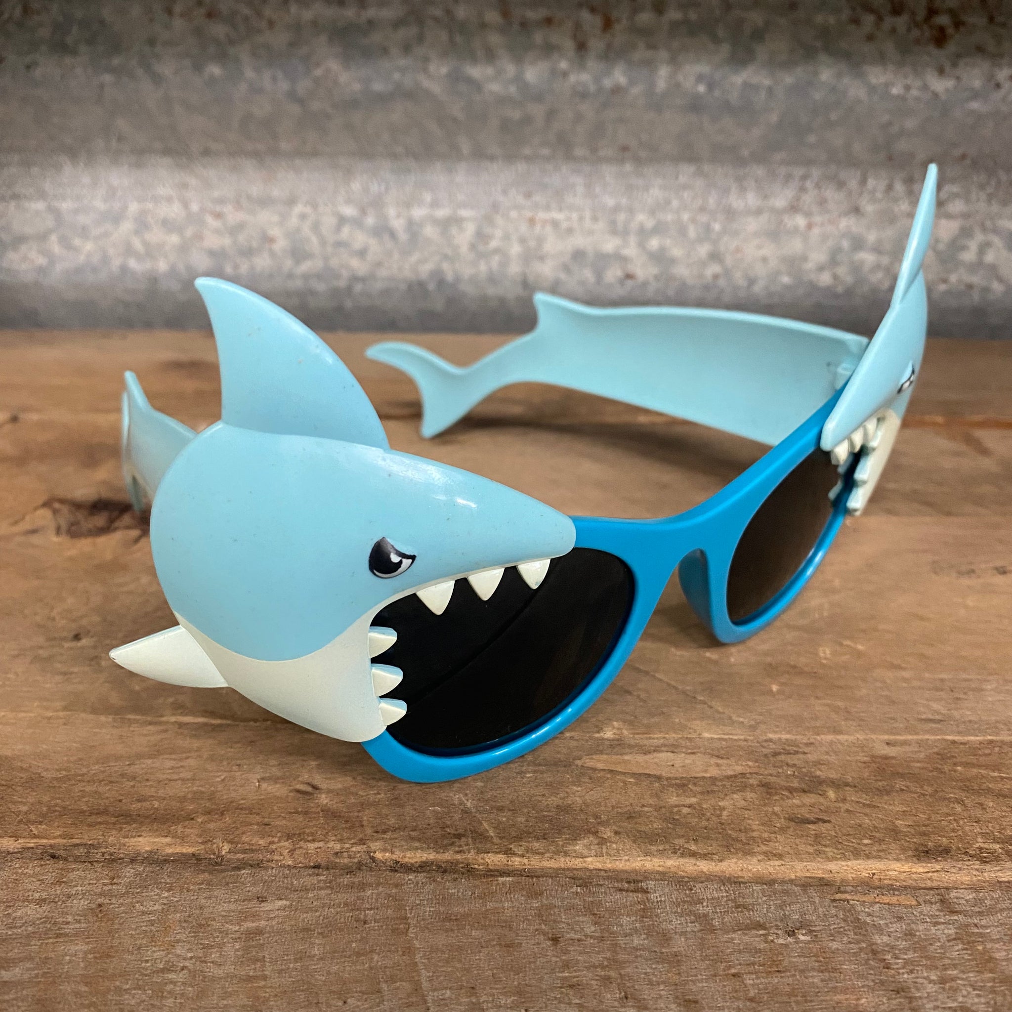 Blue shark glasses hotsell