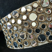 Load image into Gallery viewer, Immortal Kraft Black Wool Felt Top Hat - Mirror Trim - OOAK - Phoenix Menswear