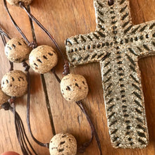 Load image into Gallery viewer, Immortal Kraft Hand Crafted Ceramic Rosary Beads Crucifix Cross - OOAK - Phoenix Menswear