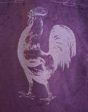 Load image into Gallery viewer, Immortal Kraft Handmade Purple Brushed Cotton Shoulder Bag Chicken Print - OOAK - Phoenix Menswear