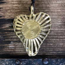 Load image into Gallery viewer, Immortal Kraft Tribal African Hand Crafted Necklace Bronze Heart Pendant - OOAK - Phoenix Menswear