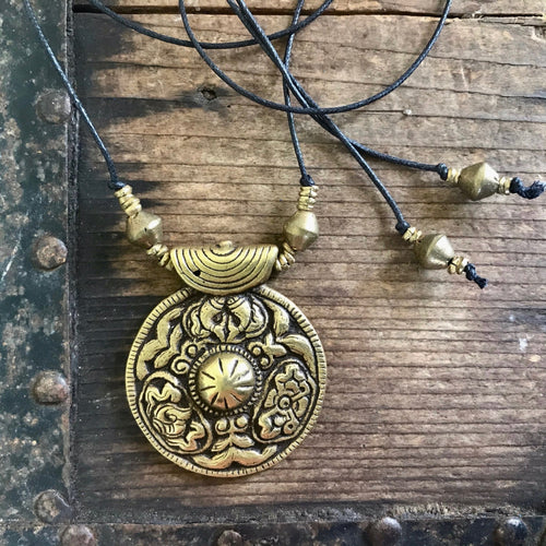 Immortal Kraft Tribal African Hand Crafted Necklace Bronze Pendant - OOAK - Phoenix Menswear