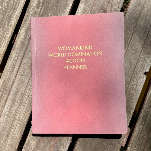 Journal A4 Womankind World Domination Action Planner Notebook - Phoenix Menswear