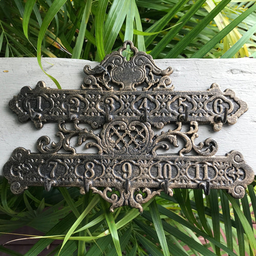 Key Rack Cast Iron 11 Keys - Phoenix Menswear