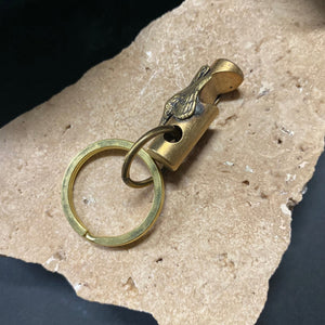 Keyring - Brass Bottle Opener with Eagle - Phoenix Menswear