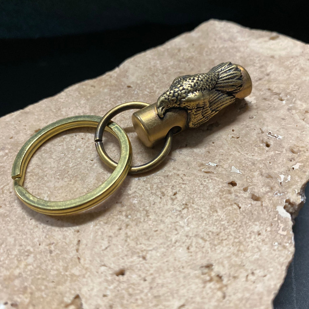 Keyring - Brass Bottle Opener with Eagle - Phoenix Menswear