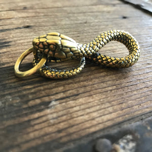 Keyring Brass Snake - Phoenix Menswear