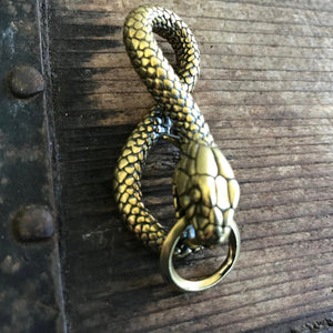 Keyring Brass Snake - Phoenix Menswear