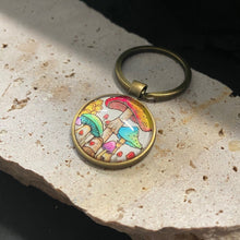 Load image into Gallery viewer, Keyring - Mushrooms - Phoenix Menswear