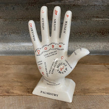 Load image into Gallery viewer, Large Ceramic Palmistry Hand - 28 cms - Phoenix Menswear