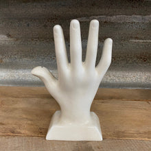 Load image into Gallery viewer, Large Ceramic Palmistry Hand - 28 cms - Phoenix Menswear