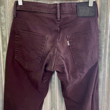 Load image into Gallery viewer, Levis 511 Plum Purple Overdyed Jeans Button Fly Sz 29/32 - OOAK - Phoenix Menswear