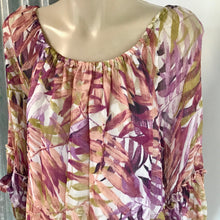 Load image into Gallery viewer, Lucky Brand Pink Floral Peasant Top Blouse Viscose Sz M - OOAK - Phoenix Menswear