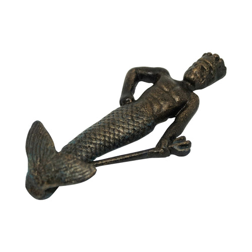 Neptune Brass Wall Hook - Cast Iron - Phoenix Menswear