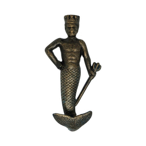 Neptune Brass Wall Hook - Cast Iron - Phoenix Menswear