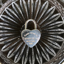 Load image into Gallery viewer, New York Tiffany Heart Padlock Silver 925 Pendant Jewellery - OOAK - Phoenix Menswear