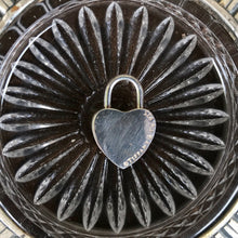 Load image into Gallery viewer, New York Tiffany Heart Padlock Silver 925 Pendant Jewellery - OOAK - Phoenix Menswear