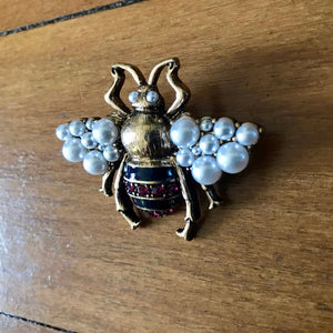 Pearl Bee Pin Brooch - Phoenix Menswear