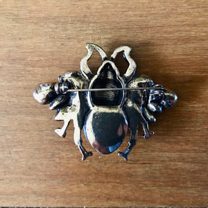 Pearl & Diamante Bee Pin Brooch - Phoenix Menswear