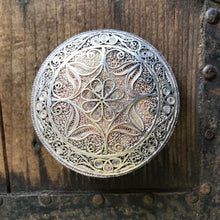 Load image into Gallery viewer, Persian Filigree Silver Antique Compact 1920&#39;s Rare - OOAK - Phoenix Menswear