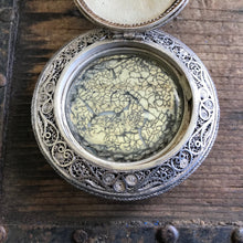 Load image into Gallery viewer, Persian Filigree Silver Antique Compact 1920&#39;s Rare - OOAK - Phoenix Menswear