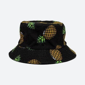 Pineapple Bucket Hat - Black - Phoenix Menswear