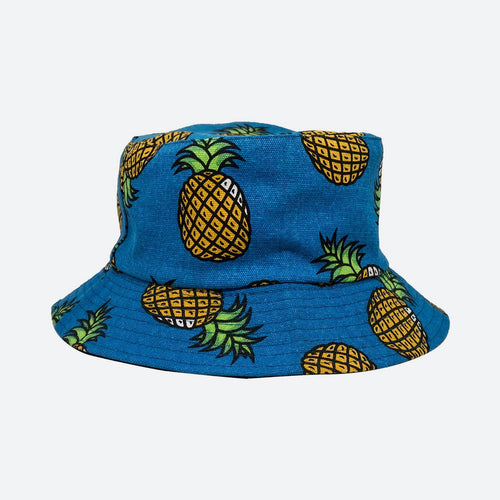 Pineapple Bucket Hat - Blue - Phoenix Menswear