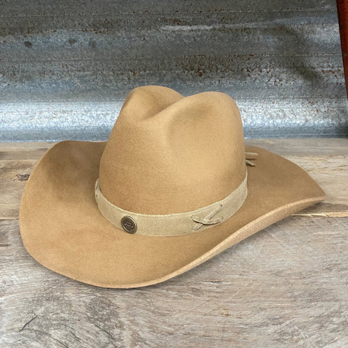 Premium Fur Felt Cowboy Hat - Camel - Phoenix Menswear