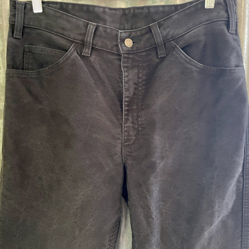 R. M. Williams Black Jeans Zip Fly Sz 35/32 - OOAK - Phoenix Menswear