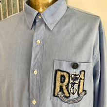 Load image into Gallery viewer, Ralph Lauren Polo Pale Blue L/S Shirt Embroidered Pocket Sz XXL - OOAK - Phoenix Menswear