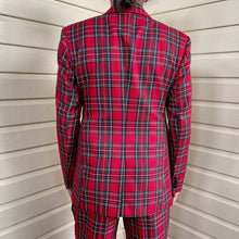 Load image into Gallery viewer, Red Tartan 2 Piece Suit Blazer Pants - New - Phoenix Menswear