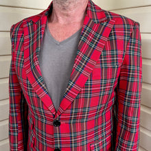 Load image into Gallery viewer, Red Tartan 2 Piece Suit Blazer Pants - New - Phoenix Menswear