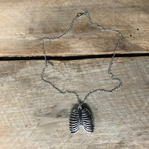 Rib Cage Pendant Necklace - Phoenix Menswear