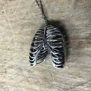 Rib Cage Pendant Necklace - Phoenix Menswear