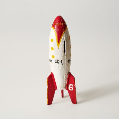 Rocket Coin Bank - Cast Iron - Phoenix Menswear