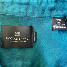 Load image into Gallery viewer, Scotch &amp; Soda Amsterdam Turquoise Aqua Linen L/S Shirt Sz XL - OOAK - Phoenix Menswear