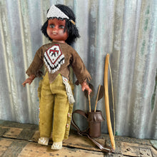 Load image into Gallery viewer, Set of Two Vintage Dolls Native American Boy Girl - OOAK - Phoenix Menswear