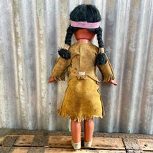 Load image into Gallery viewer, Set of Two Vintage Dolls Native American Boy Girl - OOAK - Phoenix Menswear