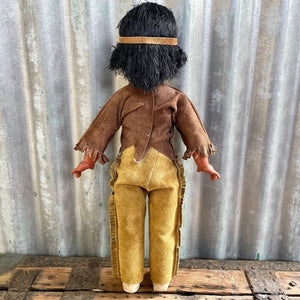 Set of Two Vintage Dolls Native American Boy Girl - OOAK - Phoenix Menswear