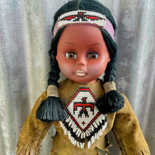 Load image into Gallery viewer, Set of Two Vintage Dolls Native American Boy Girl - OOAK - Phoenix Menswear