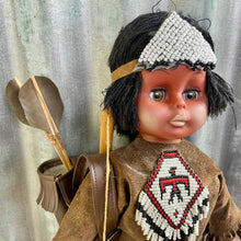 Load image into Gallery viewer, Set of Two Vintage Dolls Native American Boy Girl - OOAK - Phoenix Menswear