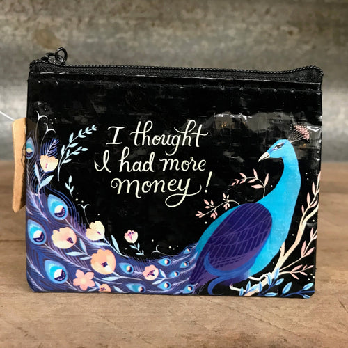 Small Upcycled Hold-All Pouch - I thought I had More Money - Phoenix Menswear