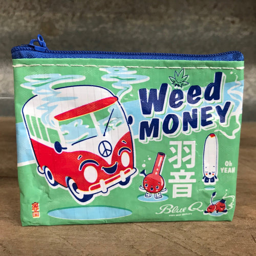 Small Upcycled Hold-All Pouch - Weed Money - Phoenix Menswear