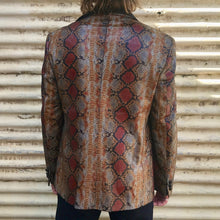 Load image into Gallery viewer, Snakeskin Rock Star Blazer Brown - New - Phoenix Menswear